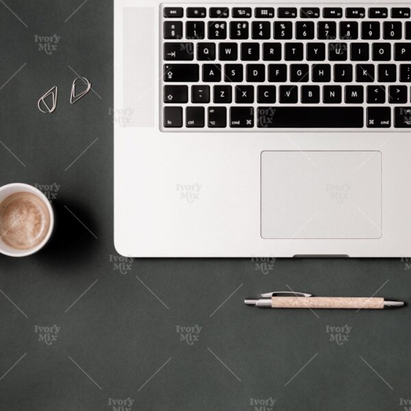 Muted Masculine Green Office Photo 42