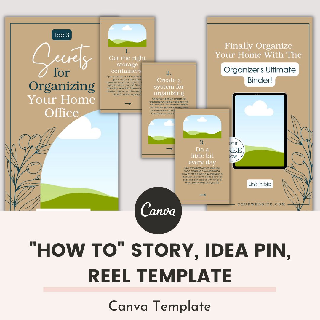 Pin em Templates para stories