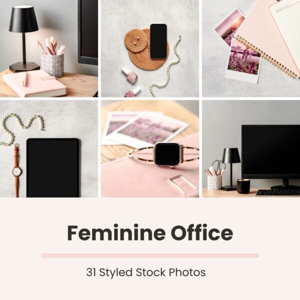 Feminine Office (Styled Stock Photos)
