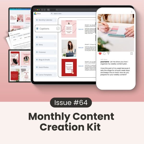 Monthly Content Creation Kit (Issue #64)