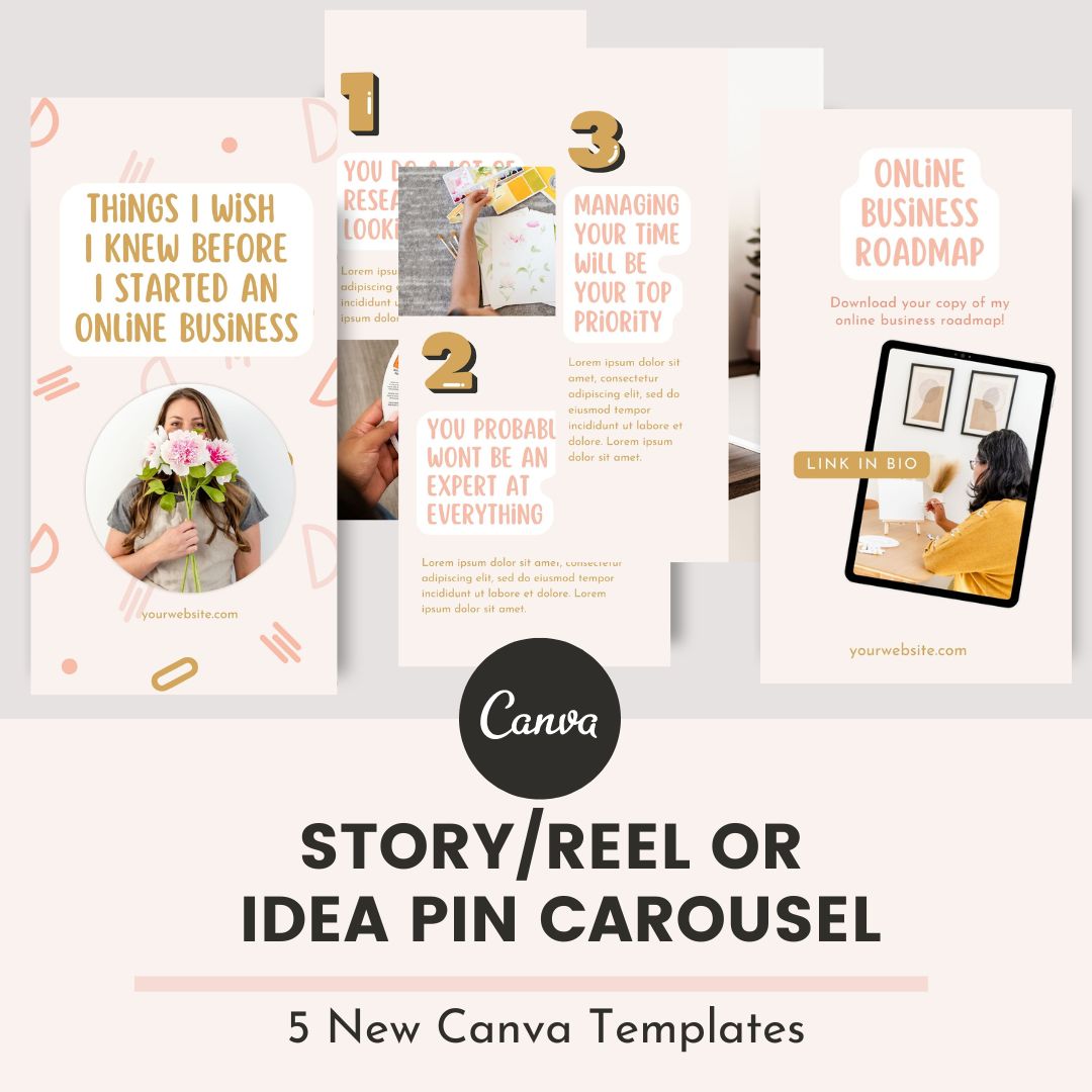 Pin em Templates para stories