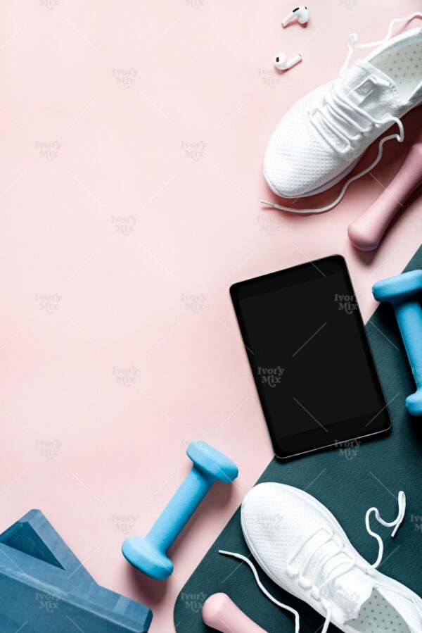 Pink and Blue Fitness 23