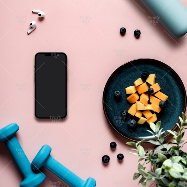 Pink and Blue Fitness 25