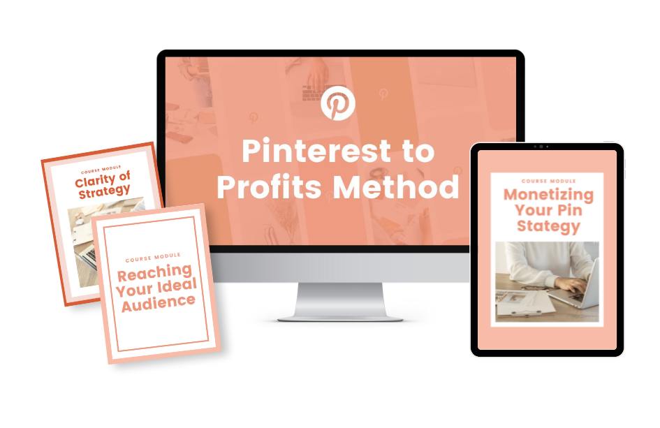 pinterest to profits method - mockup