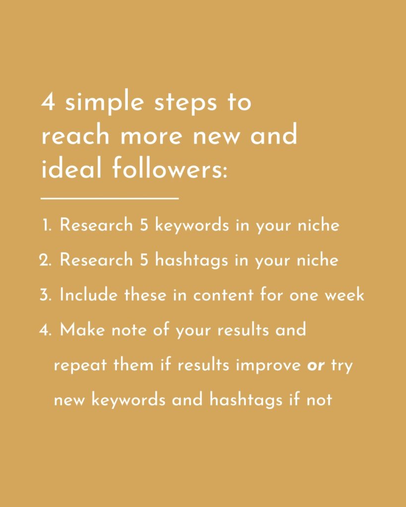 5 Simple Steps to Better Instagram Content for Increased Leads and Sales - keywords and hashtags