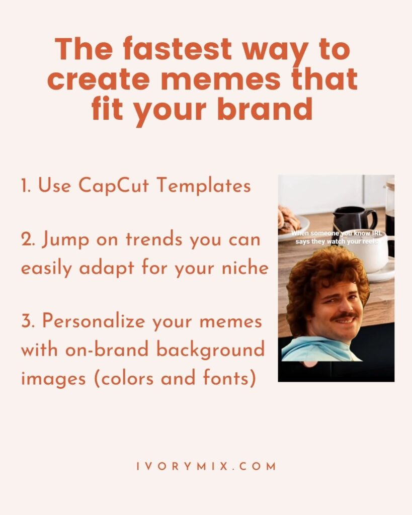 the fastest way to Make memes for Reels, Tiktok, or Facebook for free with text (using CapCut)