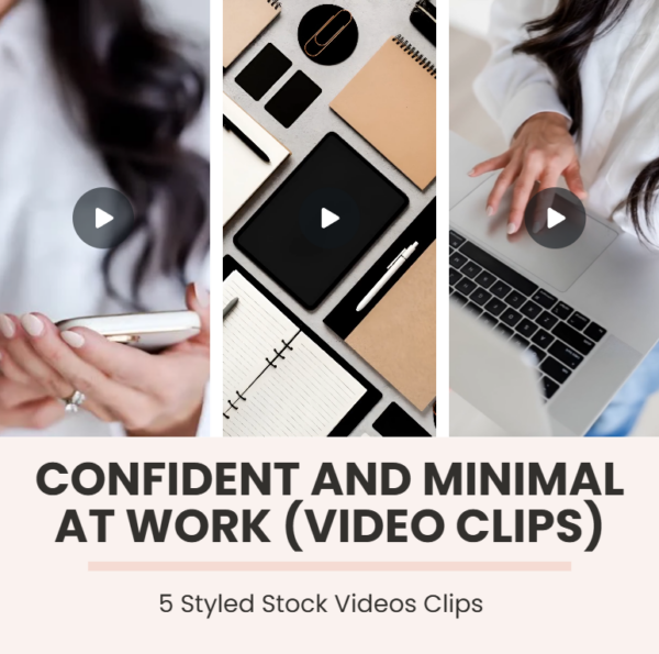 Confident and Minimal at Work  (Styled Stock Video Clips)
