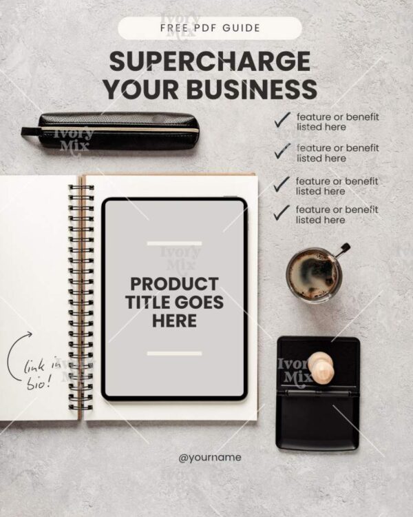 Confident Minimal 4:5 Instagram Social Media_Promo _ Mockup 1