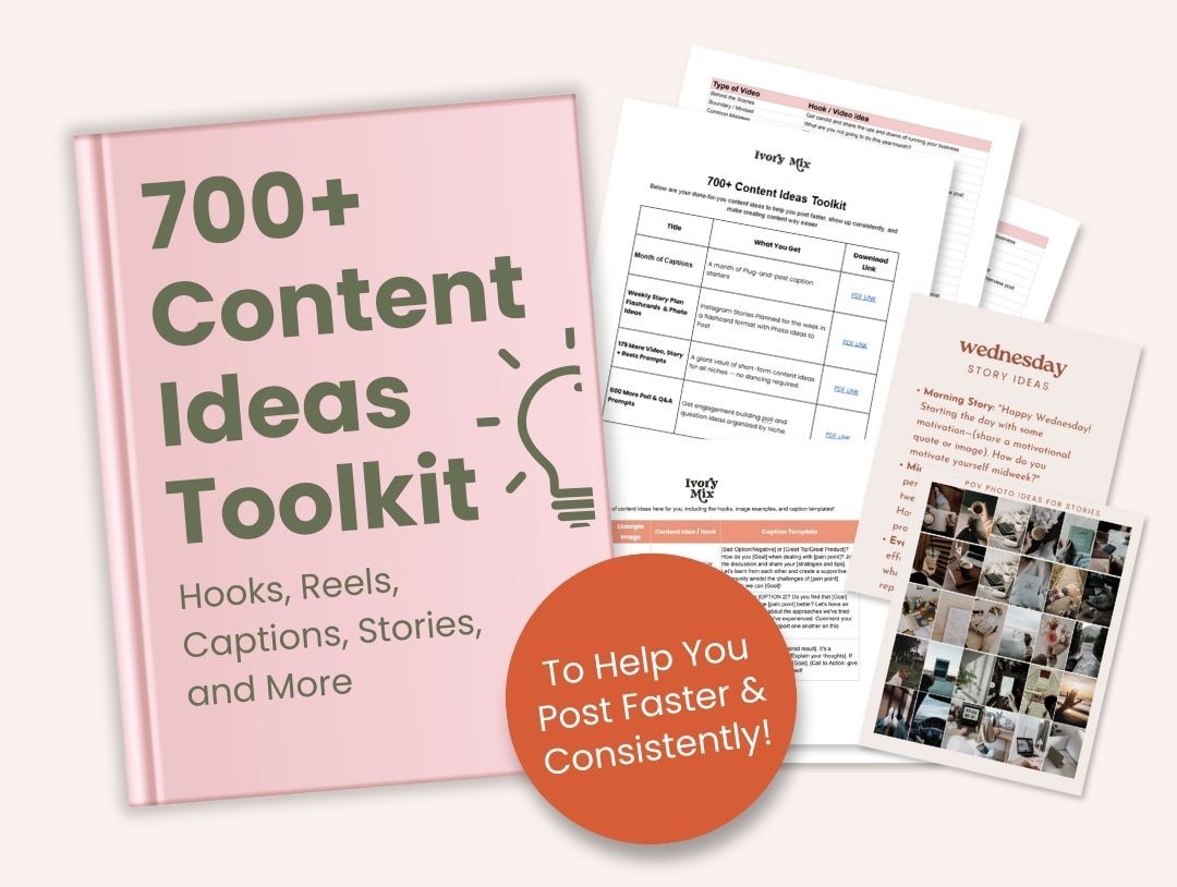 700+ Content Ideas Toolkit - 1 700+ Content Ideas Toolkit - 1