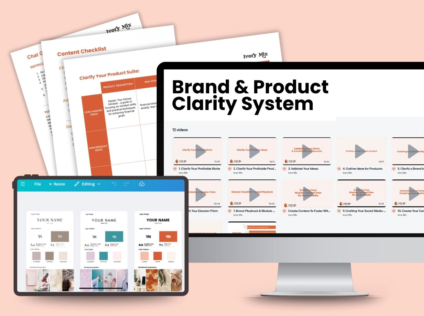 Brand + Product Clarity System (1080 x 1080 px) (1450 x 1080 px) Brand + Product Clarity System (1080 x 1080 px) (1450 x 1080 px)