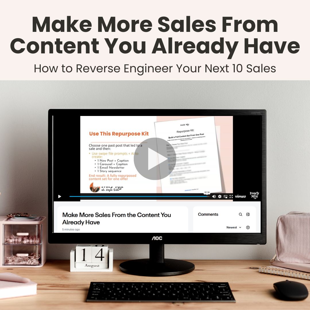 Make More Sales From the Content You Already Have