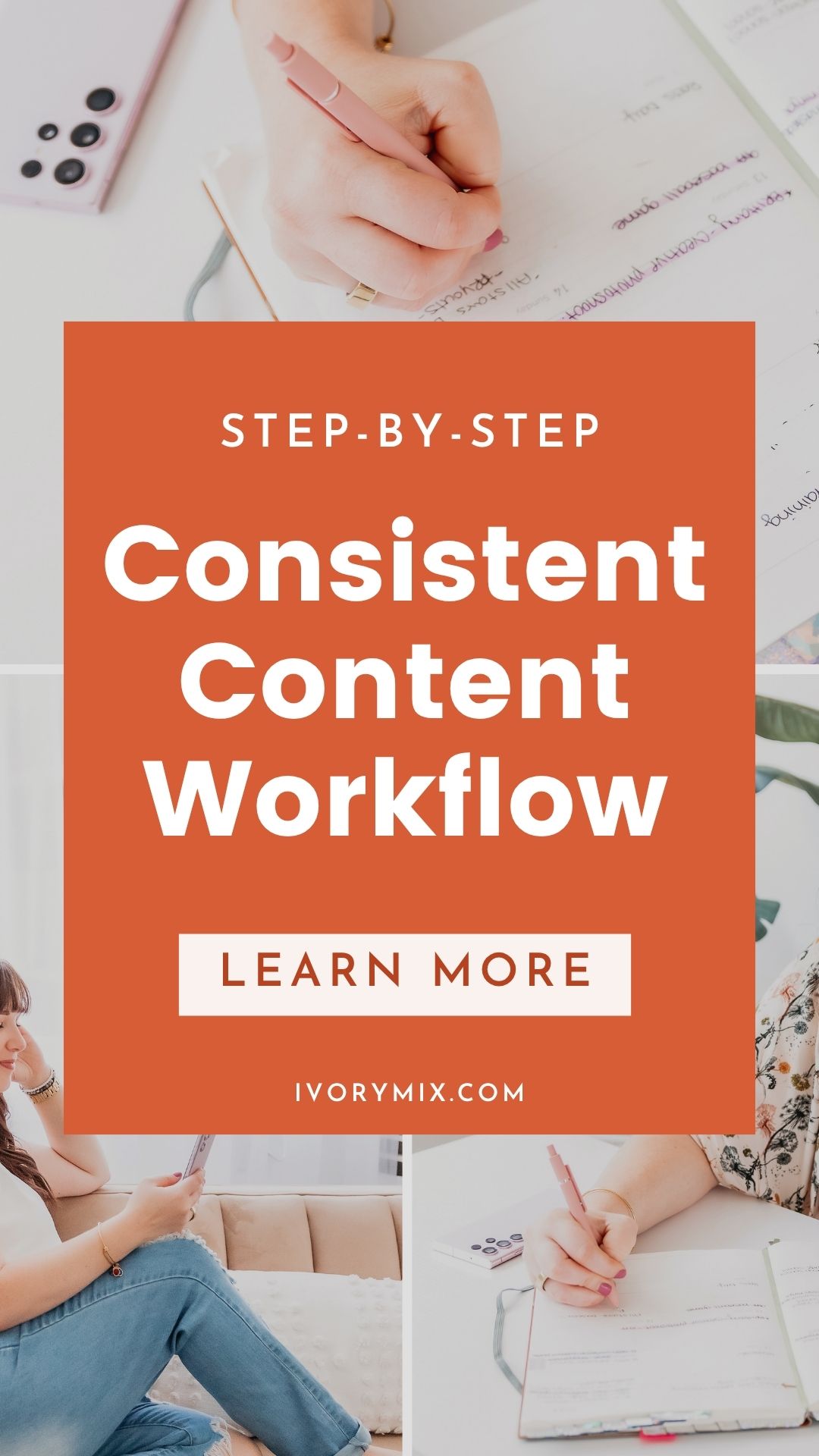 step by step consistent content workflow for social media