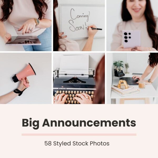 Big Announcement (Styled Stock Photos)