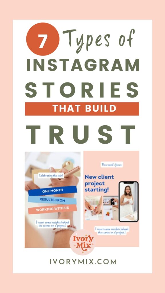 7 types of instagram stories that build trust